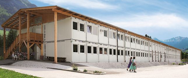 Modular building, For example - School